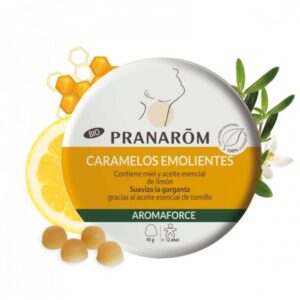 PRANAROM CARAMELOS EMOLIENTES MIEL Y LIMÓN - 45g