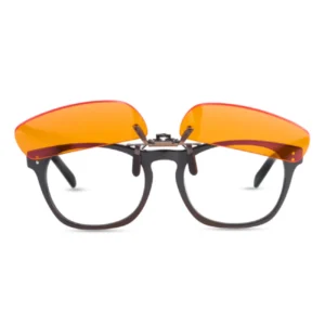 PINZA CLIP NARANJA GAFAS BIOHACKER (para gafas graduadas) APRICOTTE