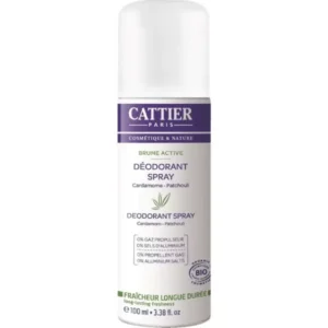 DESODORANTE SPRAY CATTIER PARIS CARDAMOMO Y PACHULI 100ml