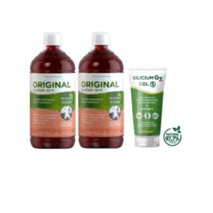 PACK 2 BOTELLAS SILICIUM G7 1L ORIGINAL + SILICIUM G7 GEL 150ML