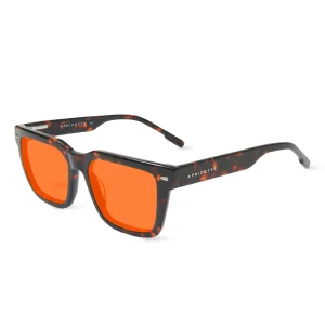 GAFAS CHAMELEON NARANJAS BIOHACKER NOCHE APRICOTTE LATERAL