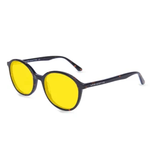 GAFAS LINCOLN AMARILLAS BLOQUEADORAS LUZ AZUL+ DÍA APRICOTTE (trabajo intensivo, estudio o gaming) lateral