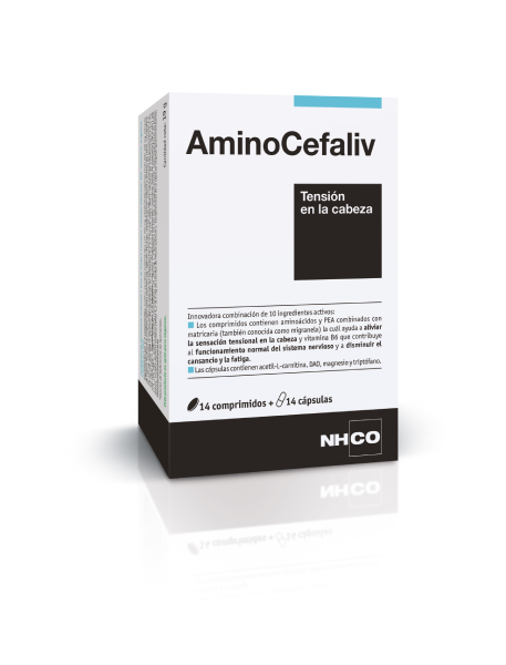 NHCO - AMINOCEFALIV Tensión en la cabeza 14 comprimidos + 14 cápsulas